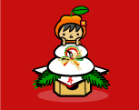 み子ちゃん1月の壁紙イメージ